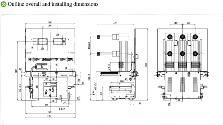zn63(vs1) disyuntor de alto voltaje en vacío de 40,5 c.a. para interiores
