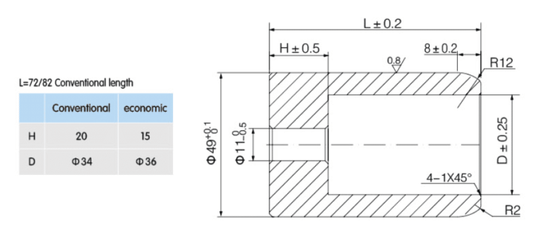 1250a t2 copper aluminum fixed contact for switchgear