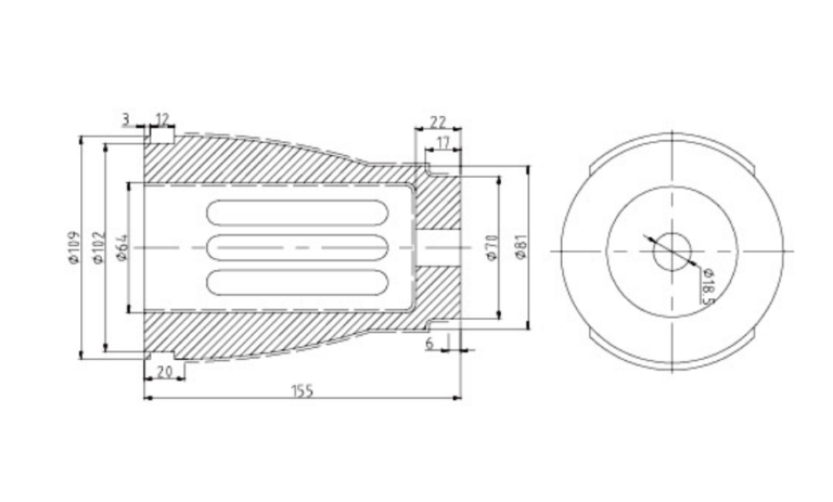 2500a 3150a single hole silver plated sulfur treated contact arm for vacuum circuit breakers