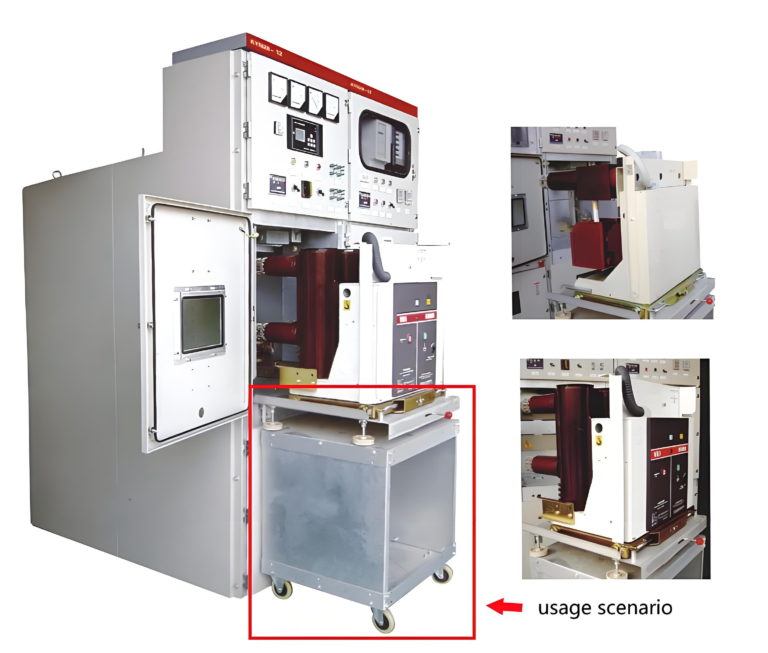 transfer trolley for vacuum circuit breaker and 12kv 24kv 36kv switchgear