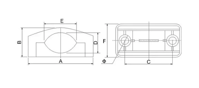 k20 36 cable cleat for medium voltage switchgear support