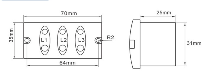 l 6 q high voltage live indicator 6 35kv for indoor mv switchgear