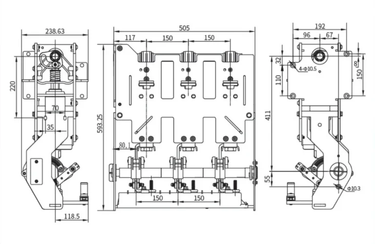 nu vzx 12/630 25 integrated vacuum circuit breaker for 12kv gas insulated switchgear